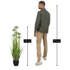 Mica Decorations Engelwortel H120 X D35 Cm Groen Paars