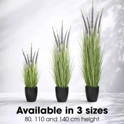 Mica Decorations Eremurus H140 X D45 Cm Groen Paars