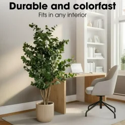 Mica Decorations Eucalyptusboom H140 X D75 Cm Groen