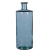 Mica Decorations Guan Fles Glas Blauw - H40xd15cm
