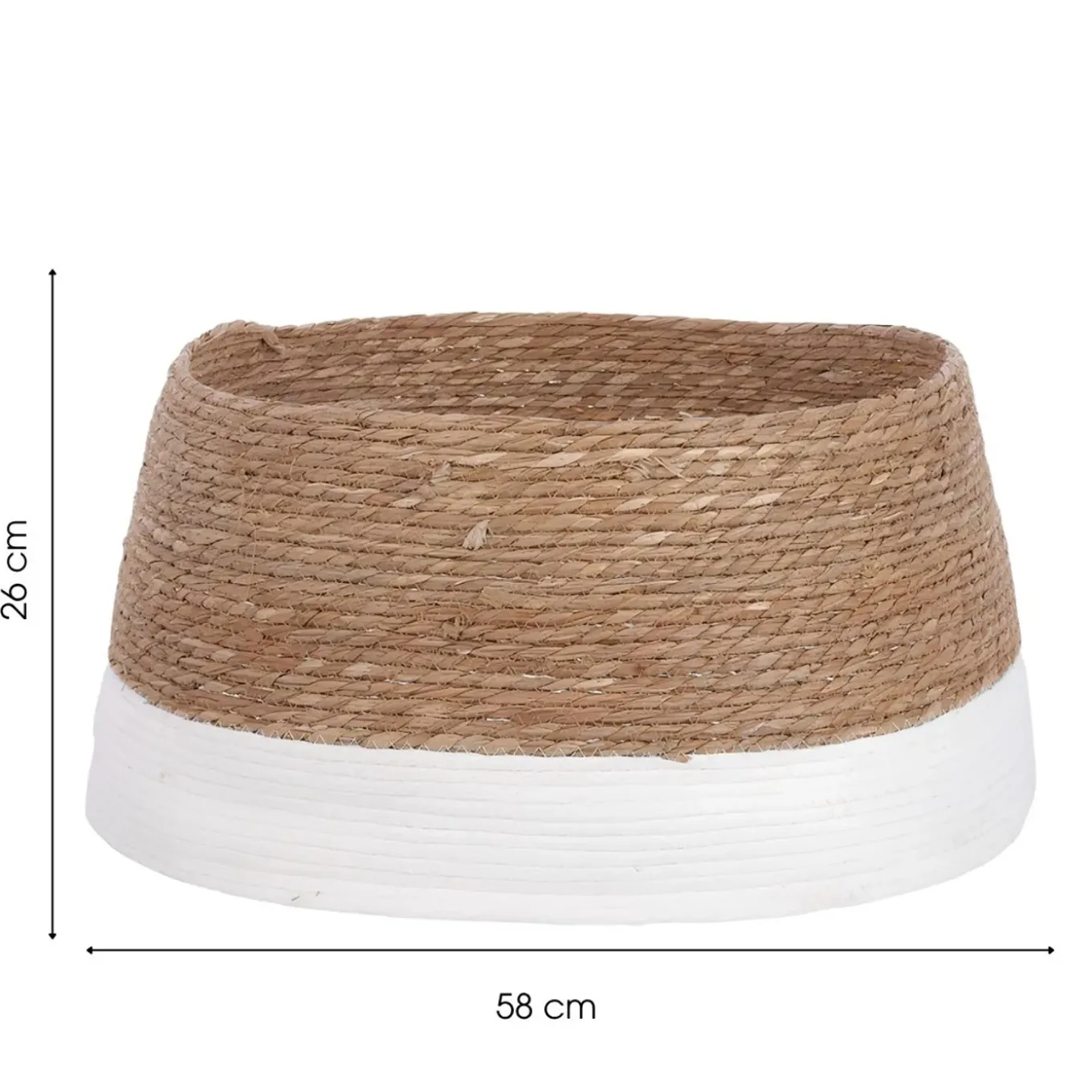 Mica Decorations Kerstboomrok Off White - H26cm - D58cm