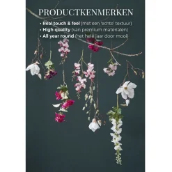 Mica Decorations Kunstbloem Lily Stargazer Valley - H75 Cm