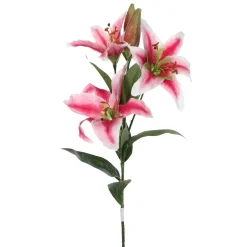 Mica Decorations Kunstbloem Lily Stargazer Valley - H75 Cm