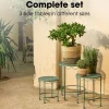 Mica Decorations Marseille Plantentafel Groen Set Van 3