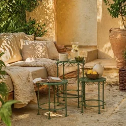 Mica Decorations Marseille Plantentafel Groen Set Van 3