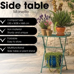 Mica Decorations Marseille Tuintafel - Plantenrek