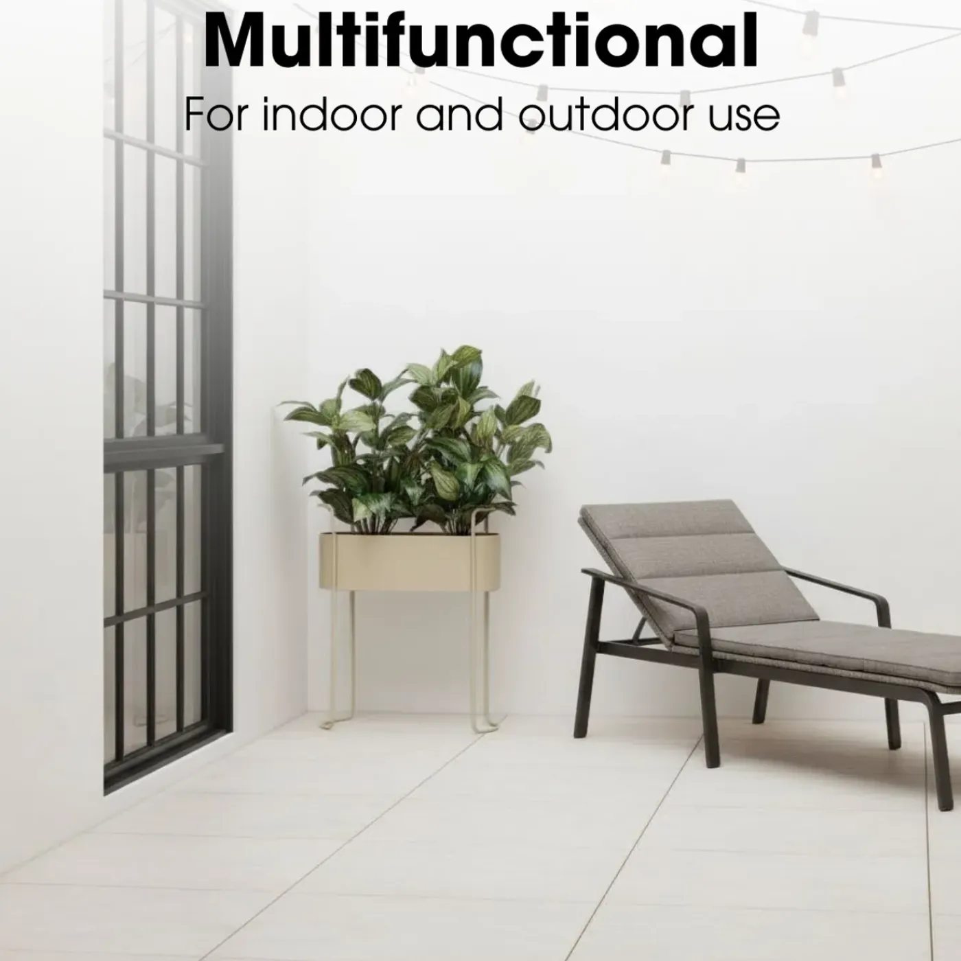 Mica Decorations Moritz Plantenstandaard – Beige