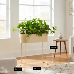 Mica Decorations Moritz Plantenstandaard – Beige
