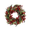 Mica Decorations Norah Krans Rood - H13xd50cm