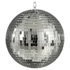 Mica Decorations Ornament Spiegel Bal Zilver - D25cm