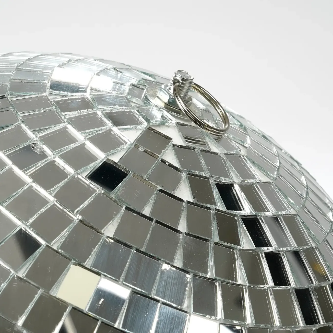 Mica Decorations Ornament Spiegel Bal Zilver - D25cm