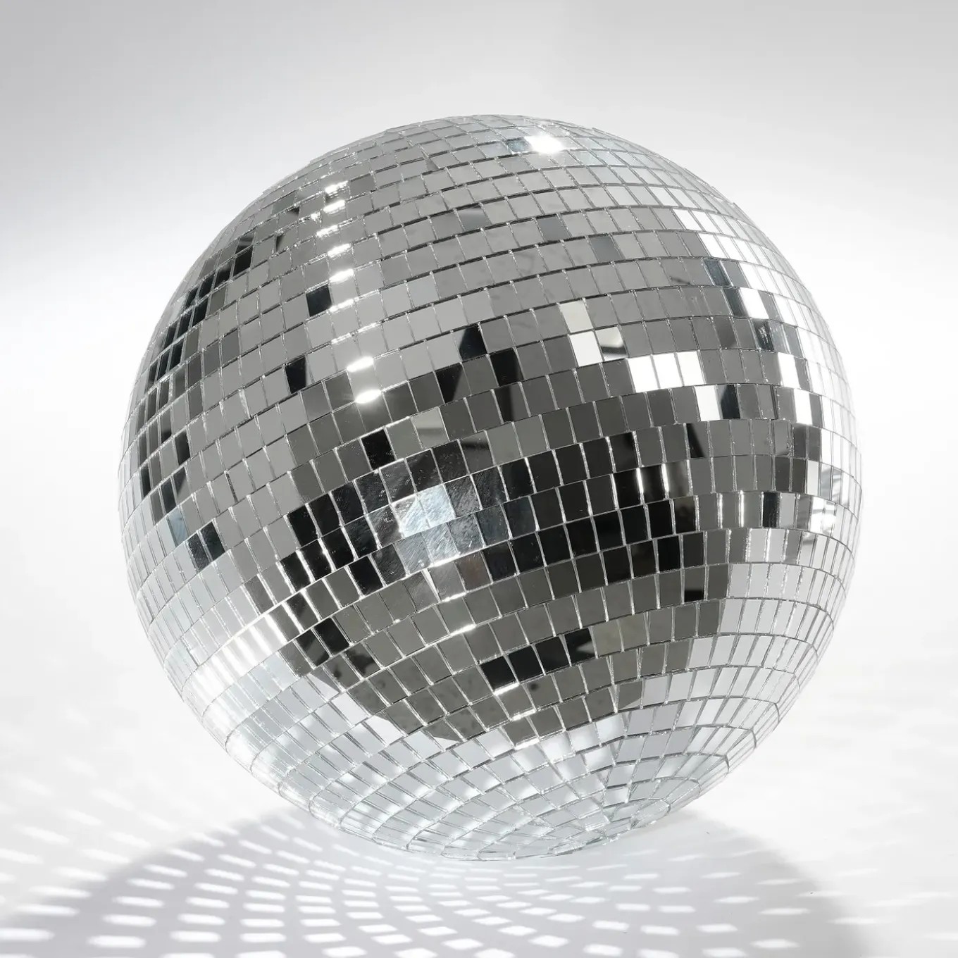 Mica Decorations Ornament Spiegel Bal Zilver - D25cm