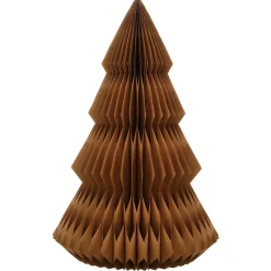 Mica Decorations Papieren Kerstboom H152 X D104 Cm Bruin