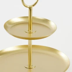 Mica Decorations Rama Decoratie Etagere Goud - L28xb28xh36cm