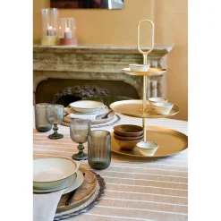 Mica Decorations Rama Decoratie Etagere Goud - L38xb38xh55cm