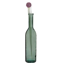 Mica Decorations Rioja Fles Glas Grijs - H75xd18cm