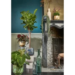 Mica Decorations Rioja Fles Glas Grijs - H75xd18cm
