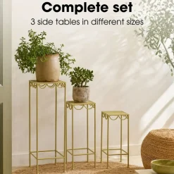 Mica Decorations Rosalie Plantentafel Set Van 3 Lichtgroen