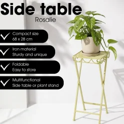 Mica Decorations Rosalie Plantentafel 68 X 28cm Lichtgroen
