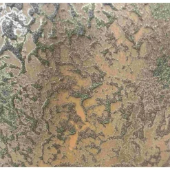 Mica Decorations Vaas - Keramiek - Flakes - Goud - D21 X H55 Cm