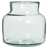 Mica Decorations Vienne Vaas Transparant - H20xd21cm