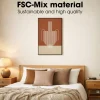 Mica Wanddecoratie Donkerbruin 90x60 Cm