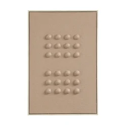 Mica Wanddecoratie Donkerbruin 60x40 Cm