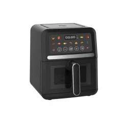 Michelino Airfryer 5 Liter 1500w Met Kijkvenster En Touchdisplay - Zwart