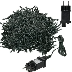 Micro Clusterverlichting - 16 M - 800 Koud Witte Ledlampjes - 8 Functies