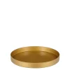 Overig Mila Decoratiebord - Gerecycled Plastic - Goud - D 27cm
