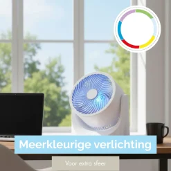 Mini Tafelventilator Met Koelelement - Verstelbaar