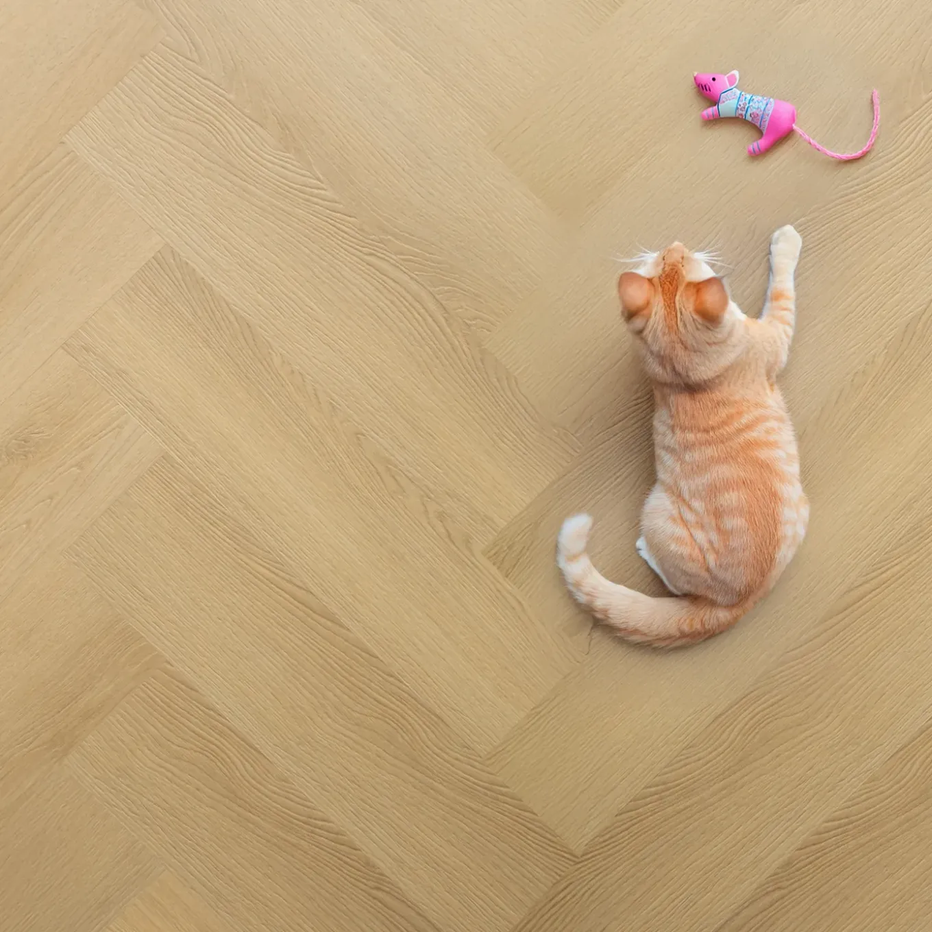 Mira Silva Pvc Vloer Visgraat Click 4-zijdig Micro V-groef 750 X 150 Mm Smokey Beige Oak 2.25m²