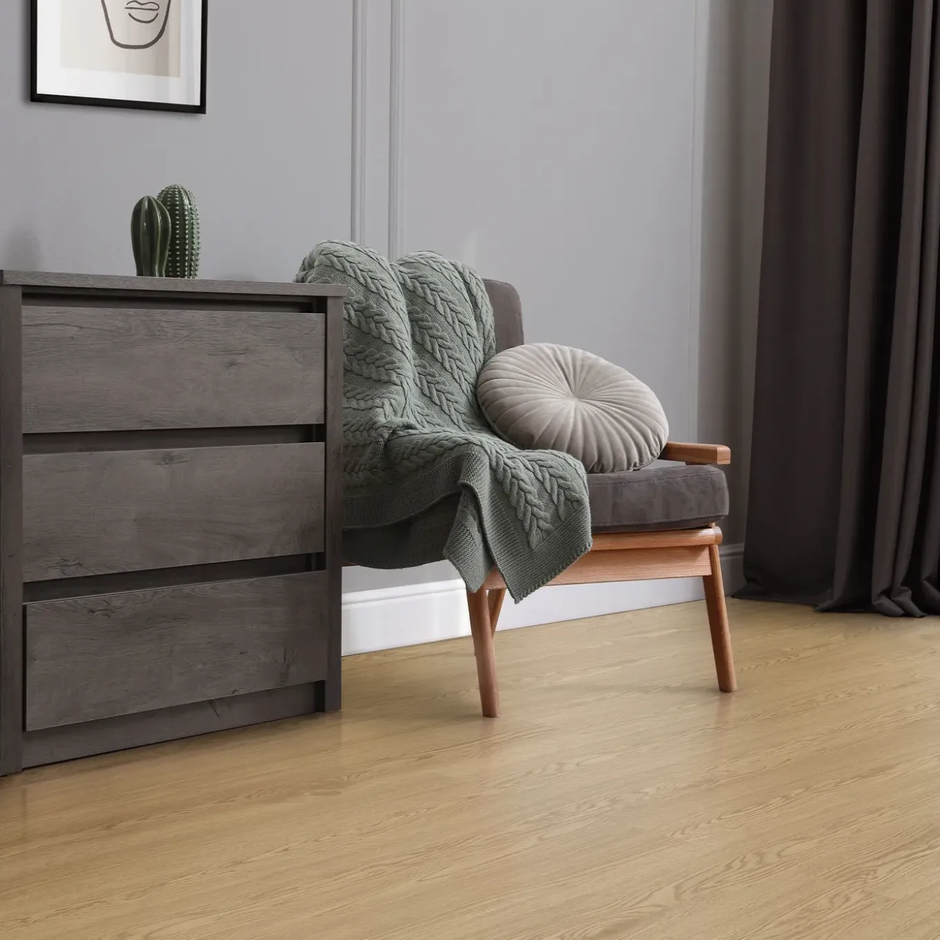 Ml-design Deluxe Pvc Vloer - Vinyl Planken - 91,5x15,3cm - Eik Natuurlijke - 2mm - 6,69m²