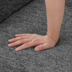 ML-Design - Fauteuil Stoel- Antraciet - Gevlochten Bekleding Stalen Frame 150kg Voor Relax