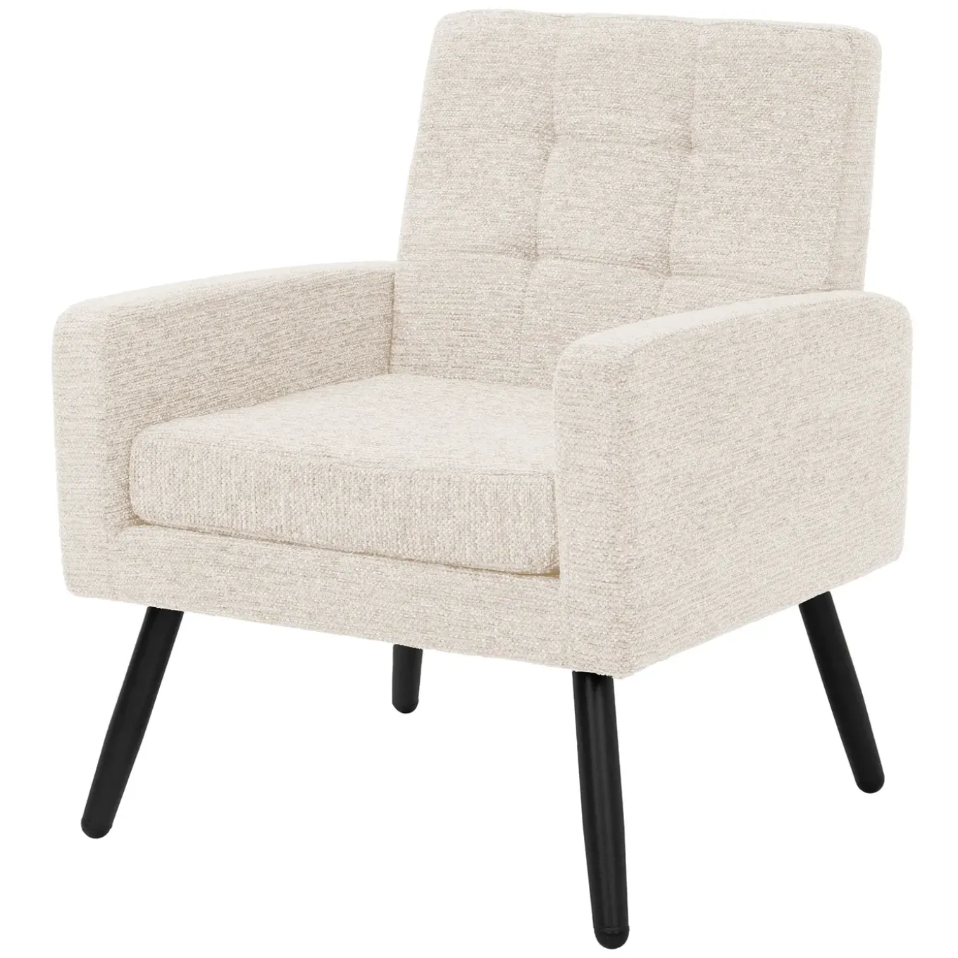 Ml-design - Fauteuil Stoel - Beige - Gevlochten Bekleding Stalen Frame 150 Kg Voor Relax
