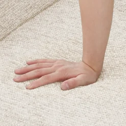 Ml-design - Fauteuil Stoel - Beige - Gevlochten Bekleding Stalen Frame 150 Kg Voor Relax