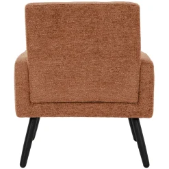 Ml-design - Fauteuil Stoel - Rood - Gevlochten Bekleding Stalen Frame 150 Kg Voor Relax