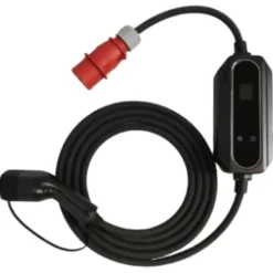 Grodt Mobiele Thuislader Type 2 - 5 Meter - 22 Kw - 32a 3-fase (380v) Ip67 Waterdicht Met