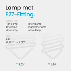 Modee Halogeenlamp E27 - 70w 1179lm 2700k - Warm Wit Licht - Dimbaar - Globe - 3 Stuks