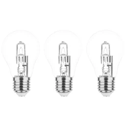 Modee Halogeenlamp E27 - 70w 1179lm 2700k - Warm Wit Licht - Dimbaar - Globe - 3 Stuks