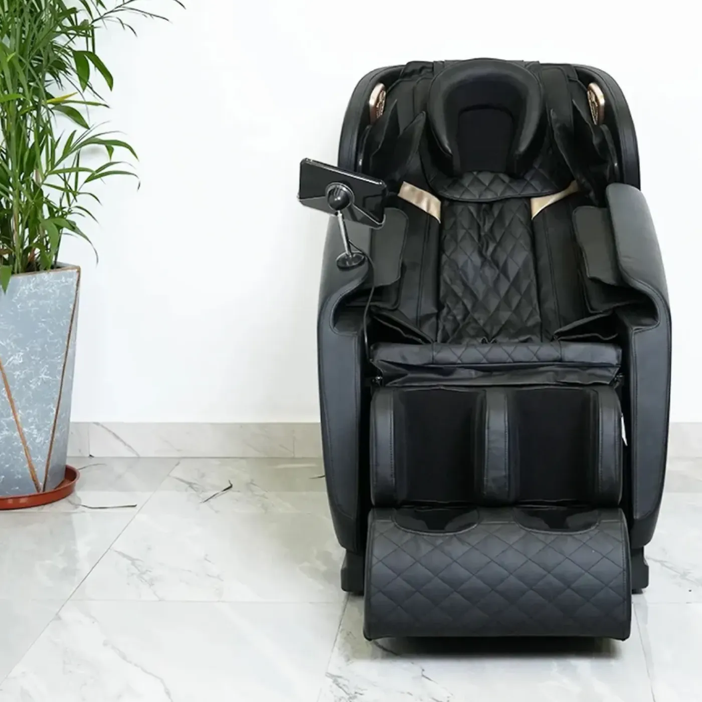 Molini Luxe Full Body Elektrische Massagestoel | Zero Gravity | Model Sensa | Zwart