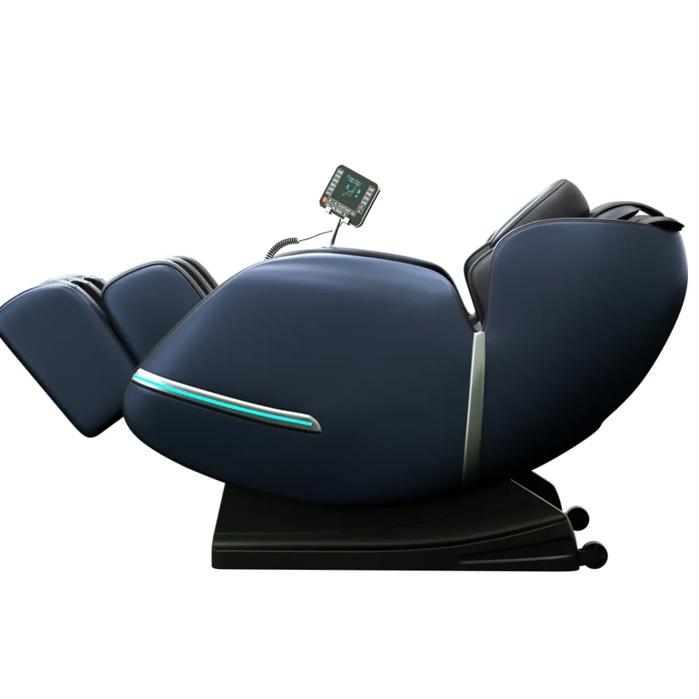 Molini Luxe Full Body Elektrische Massagestoel | Zero Gravity | Deluxe Model | Zwart/blauw