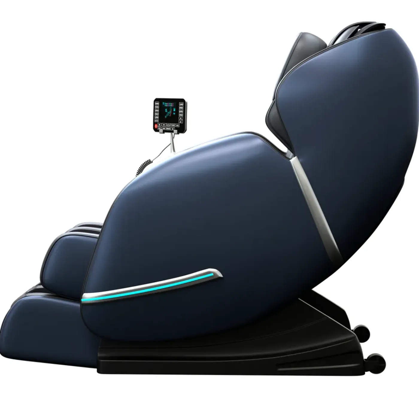 Molini Luxe Full Body Elektrische Massagestoel | Zero Gravity | Deluxe Model | Zwart/blauw