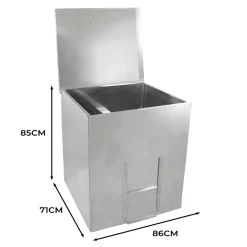 Monster Shop - 350kg 520L Bunkerkast voor Brandstof Opslag -