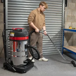 Monstershop MAXBLAST Industriële Nat/Droog Zuiger - grijs - 80 L - 3000W HEPA E12