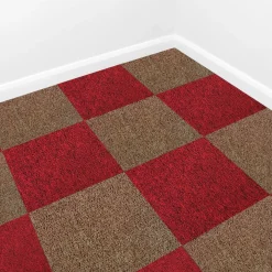 Monster Shop Monstershop - Tapijttegel - Rood en Zand - 5 mm - 40 stuks - 10 m²