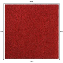 Monster Shop Monstershop - Tapijttegel - Scharlakenrood - 5 mm - 20 stuks - 5 m²