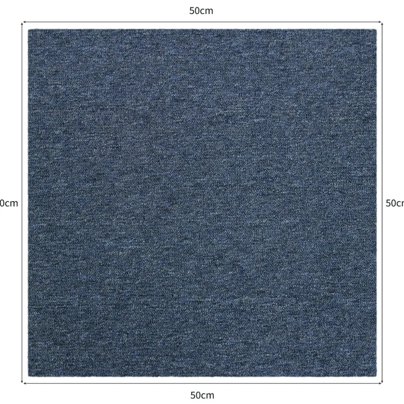Monstershop - Tapijttegel - Storm Blauw - 5 mm - 40 stuks - 10 m²