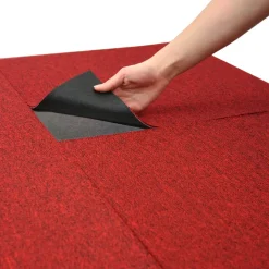 Monster Shop Monstershop - Tapijttegel - Zwart en Rood - 5 mm - 40 stuks - 10 m²