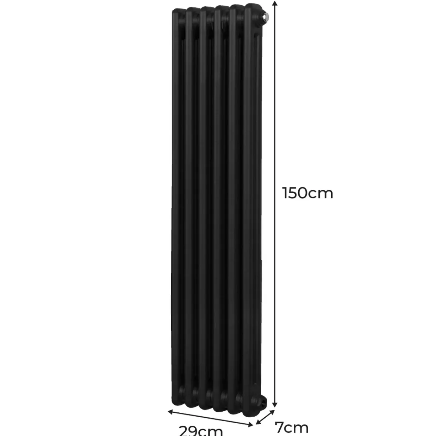 Monster Shop Traditionele Stijl 2 Kolom Verticale Radiatoren 1500